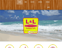 Tablet Screenshot of llhawaiiangrill.com